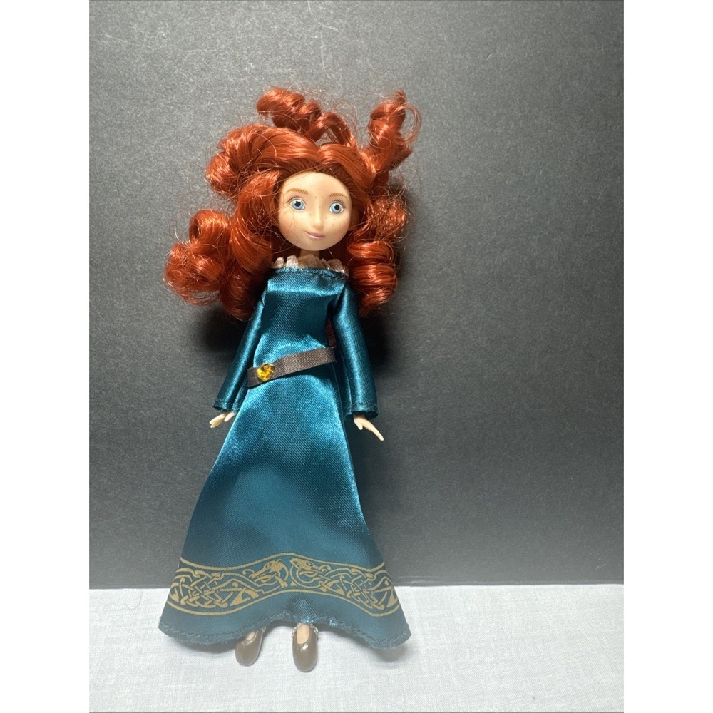 Disney Parks Doll Brave Merida 5" Authentic Princess Dressed EUC